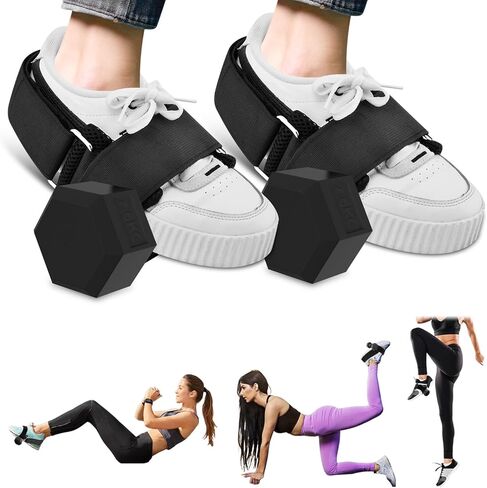 قطعتان من ملحقات الدمبل للقدم، أشرطة ملحقة لدمبل قدم القرد، وزن القدمين، مدرب الظنبوب، أشرطة الكاحل لتدريب اللياقة البدنية، ملحقات الساق in Kuwait