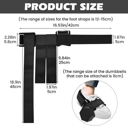 قطعتان من ملحقات الدمبل للقدم، أشرطة ملحقة لدمبل قدم القرد، وزن القدمين، مدرب الظنبوب، أشرطة الكاحل لتدريب اللياقة البدنية، ملحقات الساق in Kuwait