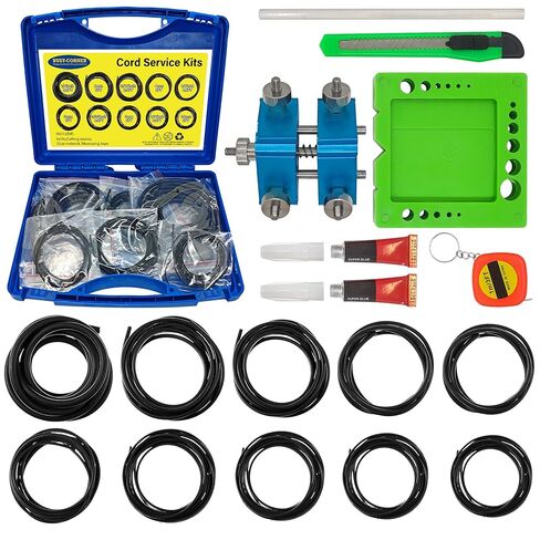 O-Ring Splicing Kit, 70A Durometer – Complete Cord Service Tool Set with Rubber Strips (1.5–6.99mm) – for O-Ring and Rubber Seal Repair in Saudi Arabia