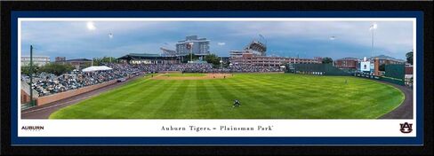 Auburn Tigers Baseball - 40.25x13.75-inch Standard Framed Print by Blakeway Panoramas in Saudi Arabia