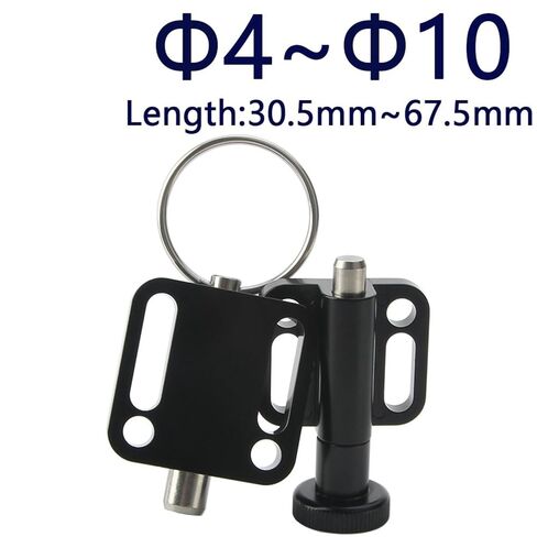 QX246 Spring Loaded Indexing Pin Aluminum Stainless Steel Plungers with Mounting Flange 1Pcs(QX246-BS,5MM) in Saudi Arabia