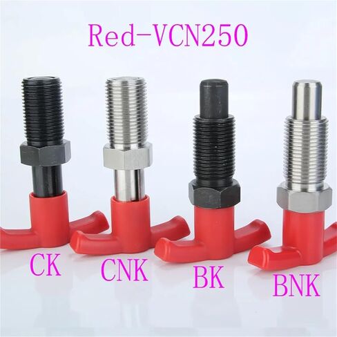 Plastic T-Handle Retractable Spring Loaded Indexing Plunger Pin 1Pcs(VCN250-CK_M20-12-15) in Saudi Arabia