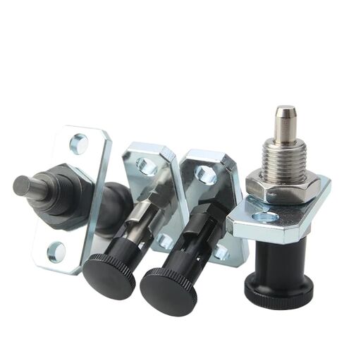 الفولاذ المقاوم للصدأ/الفولاذ الكربوني ذو حواف M8 M16 الفهرسة الغطاسون نوع الإرجاع/مكبس زنبركي ذاتي القفل 1 قطعة (YK242-BNK، M10L) in Kuwait