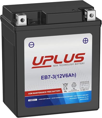 بطارية uplus ytx7a-bs الدراجات النارية الدراجات النارية ، eb7a-4-i الصيانة حرة 12V 6AH SLA بطاريات ATV AGM ، استبدال YTX7A-4 ، ETX7A-BS ، LTX7A-BS ، NTX7A-BS ، FTX7A-BS ، ENTX7A ، GTX7A-BS ، MTX7A-BS in Kuwait