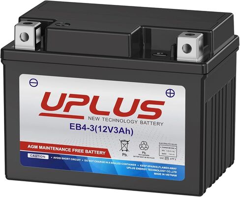بطارية uplus ytx7a-bs الدراجات النارية الدراجات النارية ، eb7a-4-i الصيانة حرة 12V 6AH SLA بطاريات ATV AGM ، استبدال YTX7A-4 ، ETX7A-BS ، LTX7A-BS ، NTX7A-BS ، FTX7A-BS ، ENTX7A ، GTX7A-BS ، MTX7A-BS in Kuwait