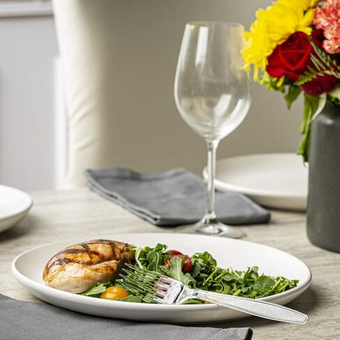 GUSTO [300 Pack] Heavyweight Clear Plastic Forks with Engraved Design - Disposable Sturdy Plastic Utensils for Parties, Weddings, and Events (Formerly Comfy Package) in Saudi Arabia