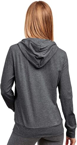 Women's Pullover Cotton Light Hoodie Sweater (M, Charcoal) in Kuwait