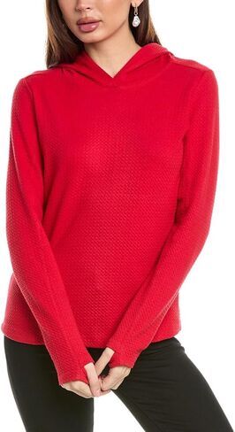 IBKUL Solid Popcorn Stitch Hoody in Saudi Arabia