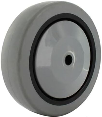 CasterHQ Brand | 4" X 1-1/4" Gray Thermo Rubber (Non Marking) Wheel - 250 LBS Capacity in Saudi Arabia
