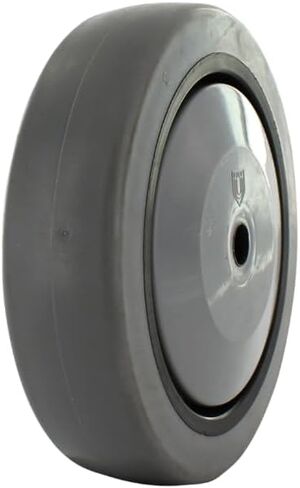CasterHQ Brand | 4" X 1-1/4" Gray Thermo Rubber (Non Marking) Wheel - 250 LBS Capacity in Saudi Arabia