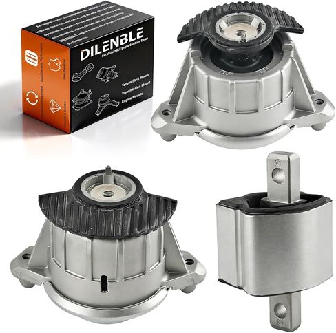 Engine Motor Mount & Trans Mount Replacement for 2008 2009 Mercedes-Benz C230 2.5L, 2010 2011 2012 Mercedes-Benz C250 2.5L, Engine Mount Set of 3 Replaces OE# A4017 EM-5859 9645 2042400917 2042404317 in Saudi Arabia