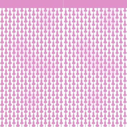 2 Pack 3.3ft x 6.6ft Metallic Foil Fringe Curtain for Bachelorette Party Decorations Supplies, Shiny Tinsel Curtains Streamers Photo Booth Props for Bridal Shower Hen Parties Girls Night Out in Kuwait