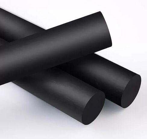 Plastic round rod, PA6 Nylon Rod,Round Tough Solid,Length 0.5M,Diameter 70-75Mm,2Pcs(75mm) in Saudi Arabia