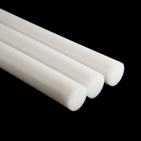 Plastic round rod, 2 Pcs Nylon Rods, Plastic Round Rod 50/55/60Mm Diameter, 500Mm Length(50mm) in Kuwait