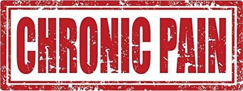 Zirni Chronic Pain Red Grunge Stamp Sticker Decal Design in Saudi Arabia