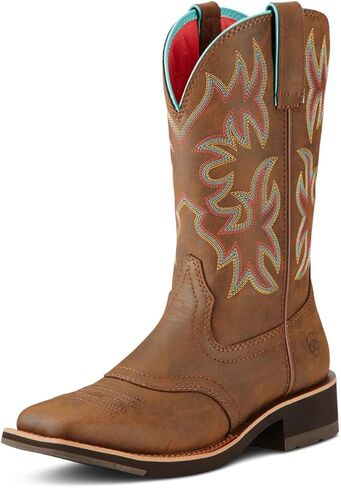 Ariat 100186766.5C Women's Delilah Western Boot Toasted Brown 6.5C in Saudi Arabia