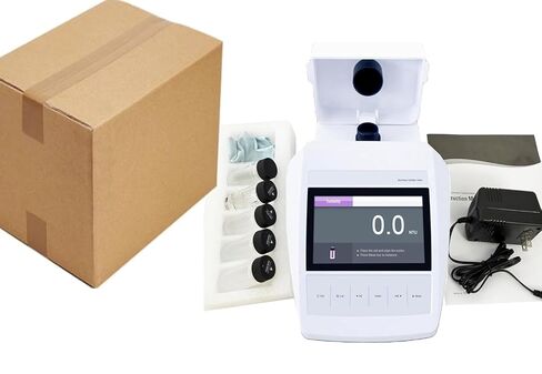 Digital Turbidimeter Nephelometer TSS Test with Resolution 0.01 Range 0 to 2000 NTU/FNU 0 to 500 EBC 0 to 9999 ASBC 4 PCS Formazine Calibration Solutions Total Suspended Solids USB Interface in Saudi Arabia