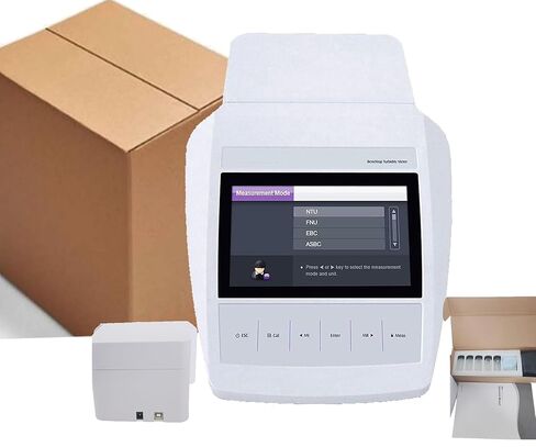 Digital Turbidimeter Benchtop Turbidity Meter Kit with ASTM ISO Resolution 0.01 Formazine Standard Turbidity Solution USB Total Suspended Solids Mode 2000NTU Large Range in Saudi Arabia