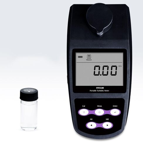محلل قياس التعكر الرقمي المحمول مع حلول معايير المعايرة 0.02 10.00 200 500 1000 نطاق واجهة USB NTU 0 ~ 1100NTU/FNU 0 ~ 275EBC 0 ~ 9999ASBC وظيفة التخزين in Kuwait