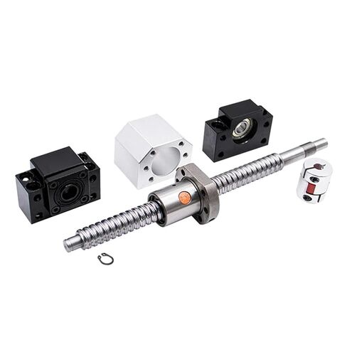 Metal Ball Screw nut end Processing Ball Screw 2pcs HGR25 +4pcs HGH25CA Slider +1 Set SFU2510 C7 Ball Screw with Nut L 550-1000mm for Engraving Machine(650mm) in Saudi Arabia