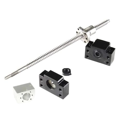 Double nut Ball Screw Control Machine SFU1204 Ball Screw with End Machine RM1204 Length 250-1000mm Flange Ball Nut BF/BK10+Ball Nut Housing(550mm) in Saudi Arabia