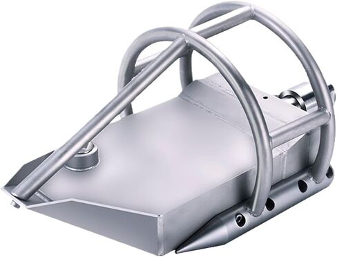 فوهة تنظيف المجاري من الفولاذ المقاوم للصدأ مقاس 1 بوصة أنثى 10 فتحات 5000 رطل لكل بوصة مربعة 135-250 لتر فوهة على شكل زلاجة شديدة التحمل (215-250 لتر) in Kuwait