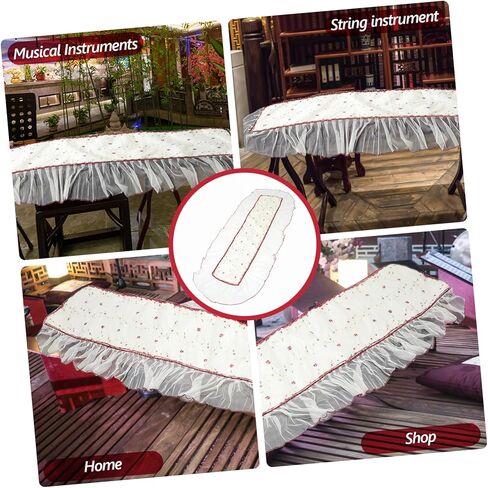 Toddmomy Elegant Guzheng Lace Protective Cover for Guzheng Foldable and Lightweight Design Scratch-resistant for Musicians The in Saudi Arabia