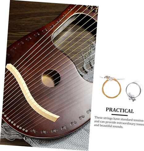 1set String Lyre Strings Music Wire for Stringed Instruments Easy Replacement for Sweet Sound and Rich Resonance Instrument Accessories for Musicians in Saudi Arabia