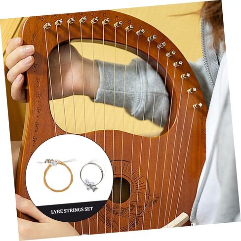 1set String Lyre Strings Music Wire for Stringed Instruments Easy Replacement for Sweet Sound and Rich Resonance Instrument Accessories for Musicians in Saudi Arabia