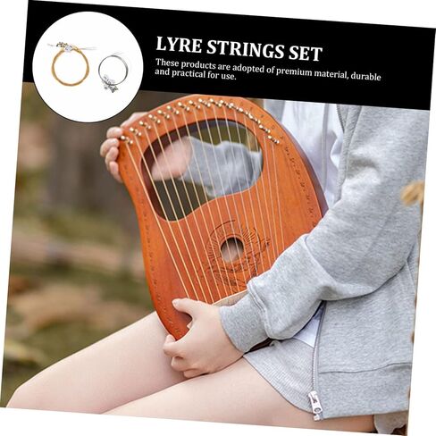 1set String Lyre Strings Music Wire for Stringed Instruments Easy Replacement for Sweet Sound and Rich Resonance Instrument Accessories for Musicians in Saudi Arabia