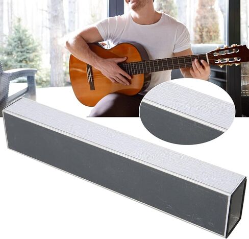 مبرد فريت 7.9 بوصة، شعاع تسوية من سبائك الألومنيوم مع 4 أوراق صنفرة ذاتية اللصق، مبرد سنفرة لتسوية الجيتار المحمول للجيتار الكهربائي، الجهير الكهربائي in Kuwait