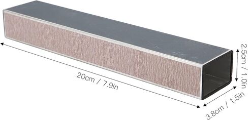 مبرد فريت 7.9 بوصة، شعاع تسوية من سبائك الألومنيوم مع 4 أوراق صنفرة ذاتية اللصق، مبرد سنفرة لتسوية الجيتار المحمول للجيتار الكهربائي، الجهير الكهربائي in Kuwait