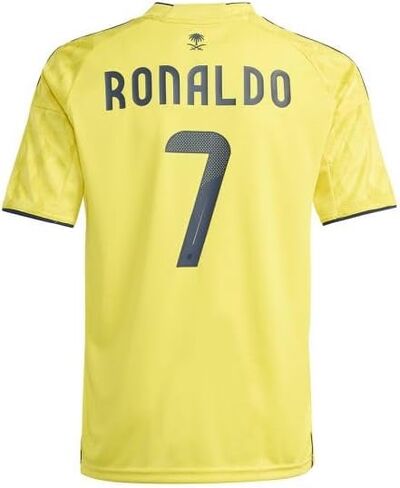 adidas Al NASSR Home Youth Soccer Jersey 25/26 Ronaldo #7 in Saudi Arabia