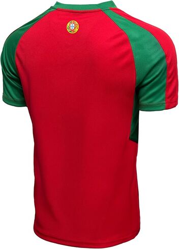 Just 4 Kicks Kids Portugal Short Sleeve Shirt - Youth Sizes - Portugal Performance Jersey in Kuwait