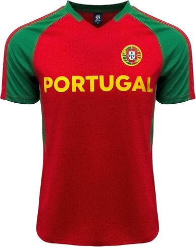 Just 4 Kicks Kids Portugal Short Sleeve Shirt - Youth Sizes - Portugal Performance Jersey in Kuwait