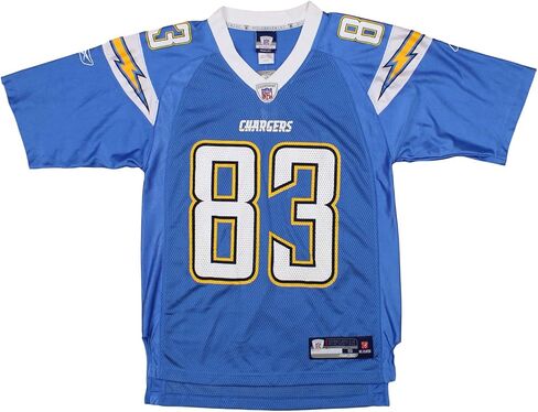 قميص NFL Los Angeles Chargers Vincent Jackson #83 للاعب متقاعد، أزرق، مقاس XX-Large in Kuwait