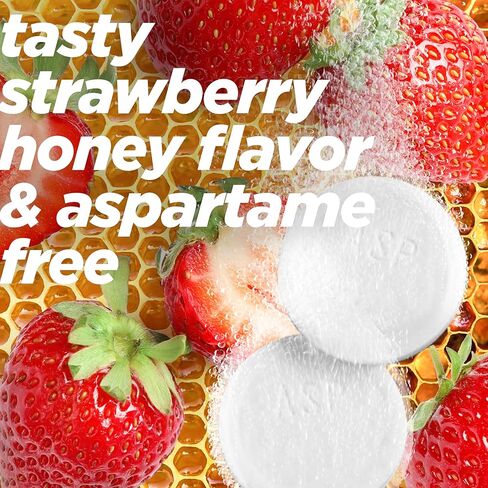 ألكا سيلتزر بلس باور فاست فيز، دواء البرد والأنفلونزا الشديد، أقراص فوارة بعسل الفراولة، 24 قيراط in Kuwait