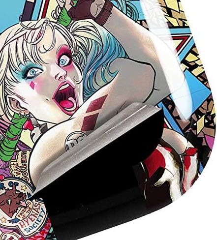 غلاف صوتي من Skinit متوافق مع Samsung Galaxy Buds Pro - تصميم هارلي كوين الملون المرخص رسميًا من Warner Bros in Saudi Arabia