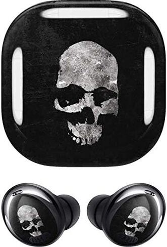 Skinit Decal Audio Skin Compatible with Samsung Galaxy Buds Pro Originally Designed Silent Skull Design in Saudi Arabia