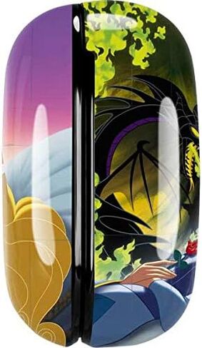 غلاف صوتي من Skinit متوافق مع Galaxy Buds Pro - تصميم فني مرخص رسميًا من Disney Villains Sleeping Beauty and Maleficent in Saudi Arabia