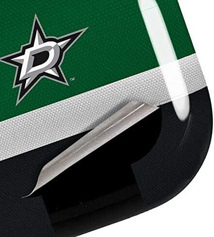 غلاف صوتي من Skinit متوافق مع Samsung Galaxy Buds Pro - تصميم جيرسي NHL Dallas Stars المرخص رسميًا in Saudi Arabia