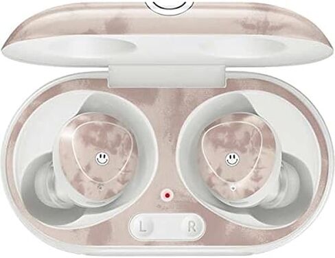 Skinit Decal Audio Skin Compatible with Samsung Galaxy Buds+ - Officially Licensed Originally Designed Taupe Tie Dye Design in Saudi Arabia