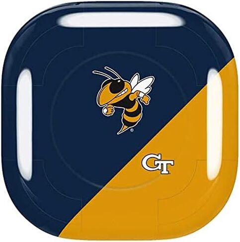 Skinit Decal Audio Skin Compatible with Samsung Galaxy Buds Pro - Officially Licensed Georiga Tech Logo Design in Saudi Arabia