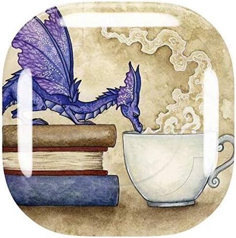 Skinit Decal Audio Skin Compatible with Samsung Galaxy Buds Pro - Tate and Co. Whats in Here Coffee Dragon Design in Saudi Arabia