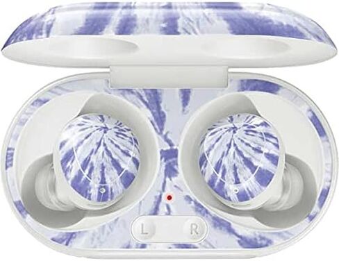 Skinit Decal Audio Skin Compatible with Samsung Galaxy Buds+ - Officially Licensed Originally Designed Purple Tie Dye Design in Saudi Arabia
