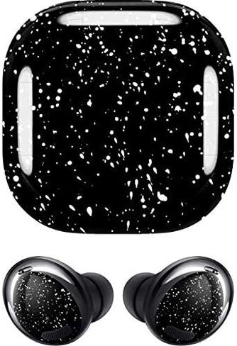 Skinit Decal Audio Skin Compatible with Samsung Galaxy Buds Pro Originally Designed Black Speckle Design in Saudi Arabia