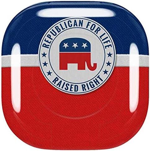 Skinit Decal Audio Skin Compatible with Samsung Galaxy Buds Pro - Skinit Originally Designed Republican for Life Design in Saudi Arabia