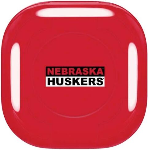 Skinit Decal Audio Skin Compatible with Samsung Galaxy Buds Pro - Officially Licensed Red Nebraska Huskers Design in Saudi Arabia