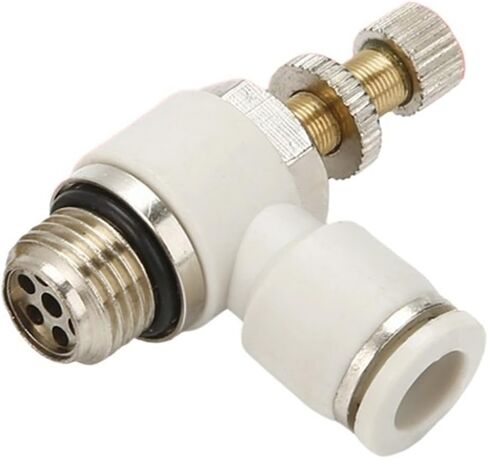 G threaded throttle valve with sealing ring SL4-M5/6-01/8-02G regulating valve trachea quick-insert pneumatic joint(SL 4-02G) in Saudi Arabia