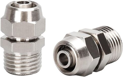 Pneumatic quick coupling 4/6/8/10/12mm hose M5 / 1/8''/ 1/4''3/8''1/2'' external thread pneumatic quick tightening coupling(PC16-02) in Saudi Arabia